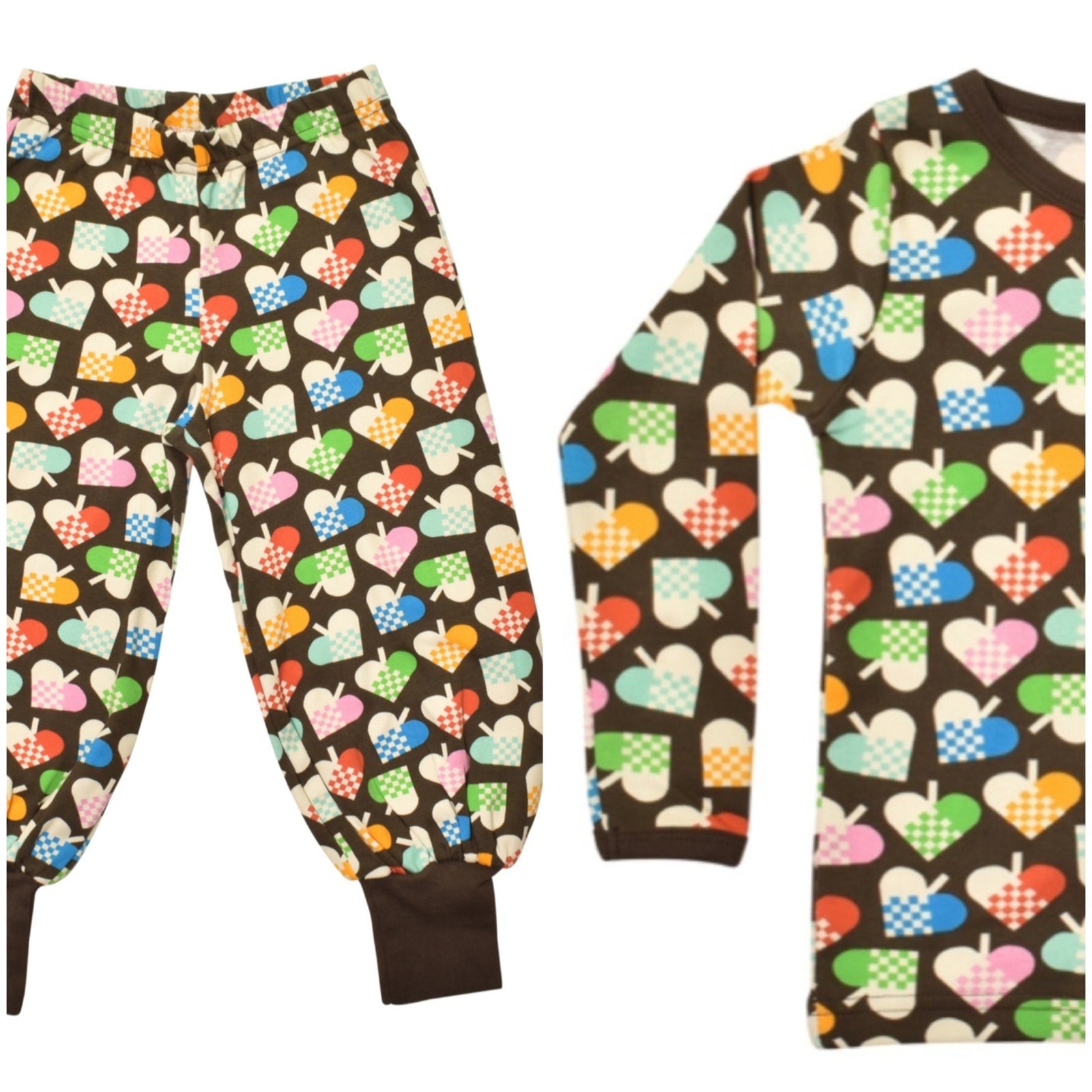Duns Sweden - SET Longsleeve + Baggy Pants Hearts