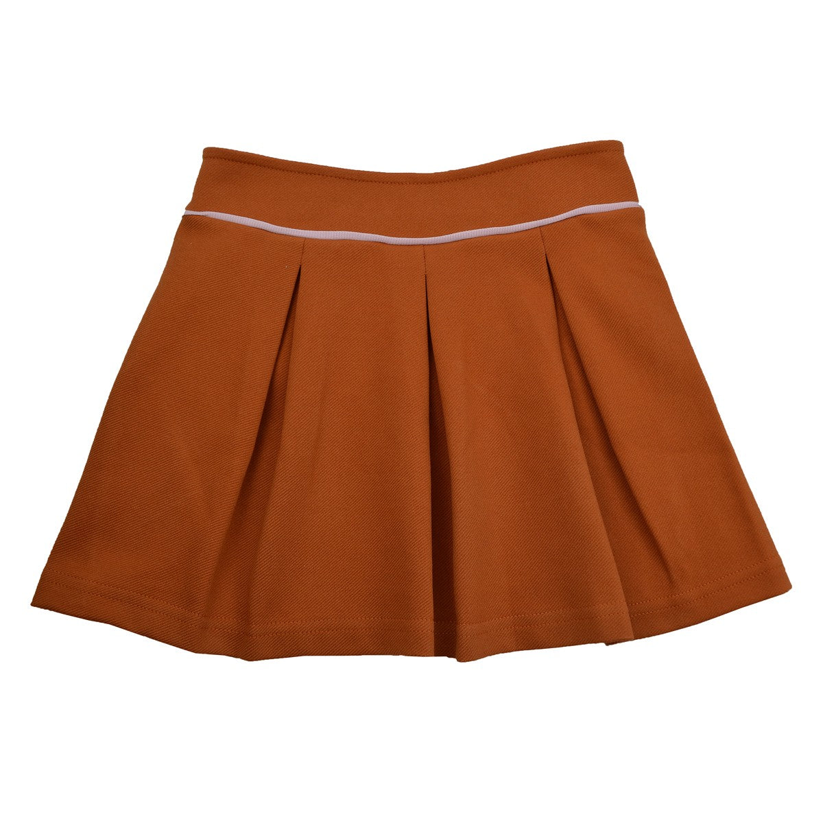 Baba Kidswear - Pleat Skirt Diagonal Rib Autumnal
