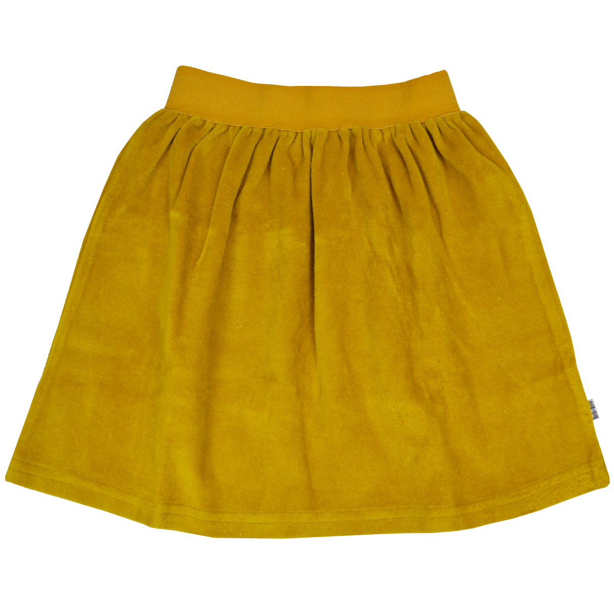 Baba Kidswear - Bonny Skirt Honey Velvet - Velours Rokje Geel