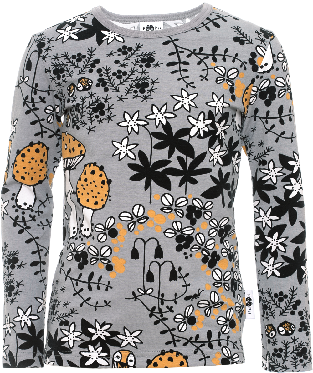 PaaPii - Nelli Tunic Mosspath Gray (128 - 164)