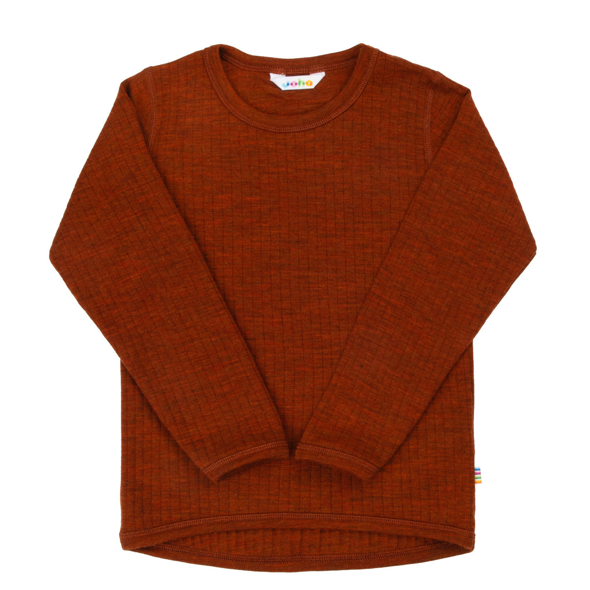 Joha - Kids Needledrop Longsleeve Russet Melange