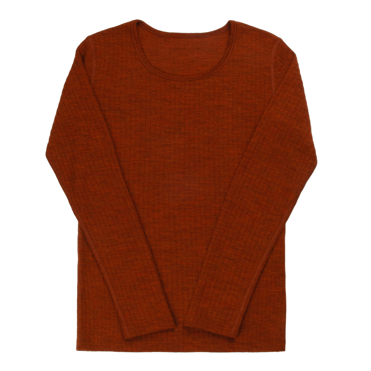 Joha - Woman's Needledrop Longsleeve Russet Melange