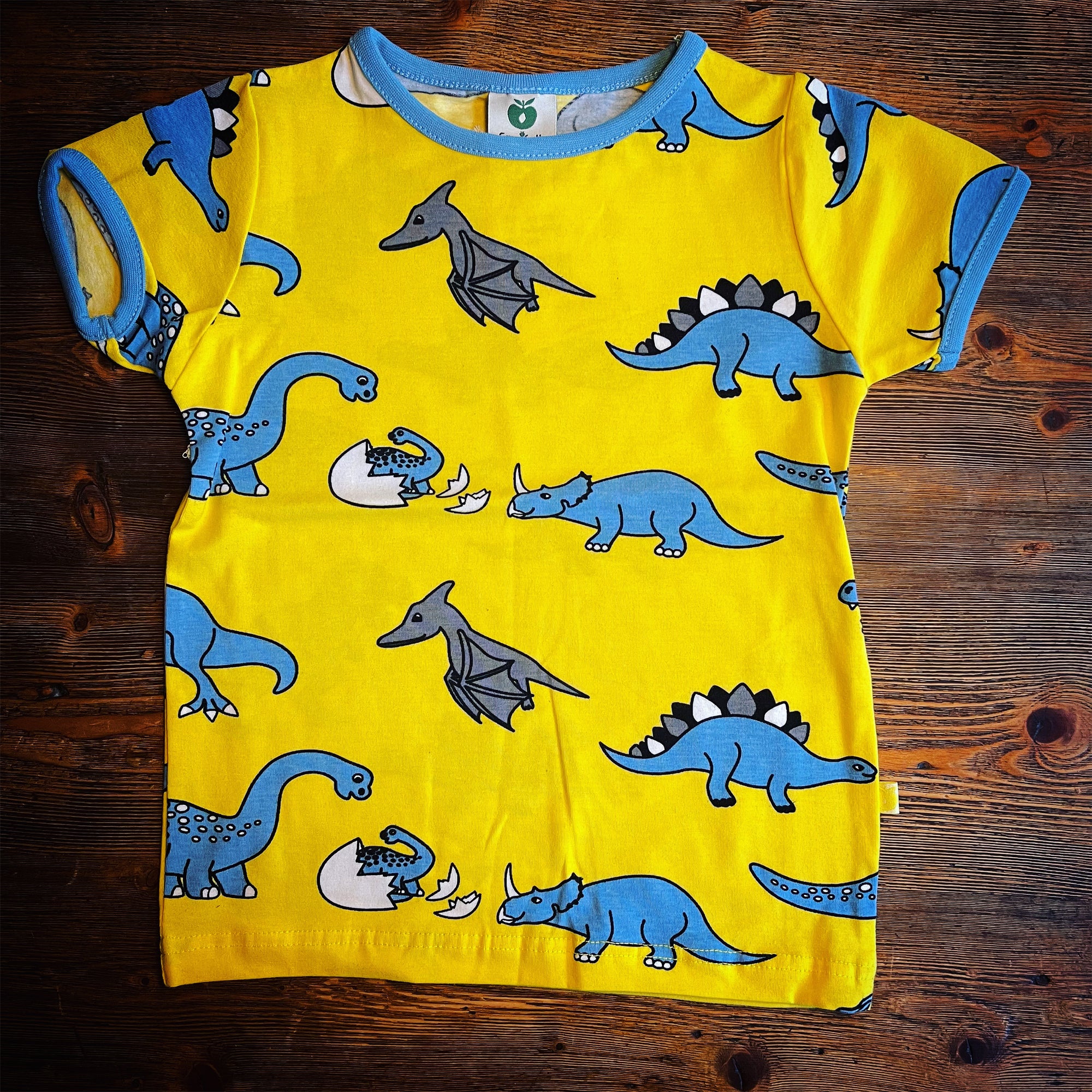 Smafolk - T-Shirt Yellow Dino's