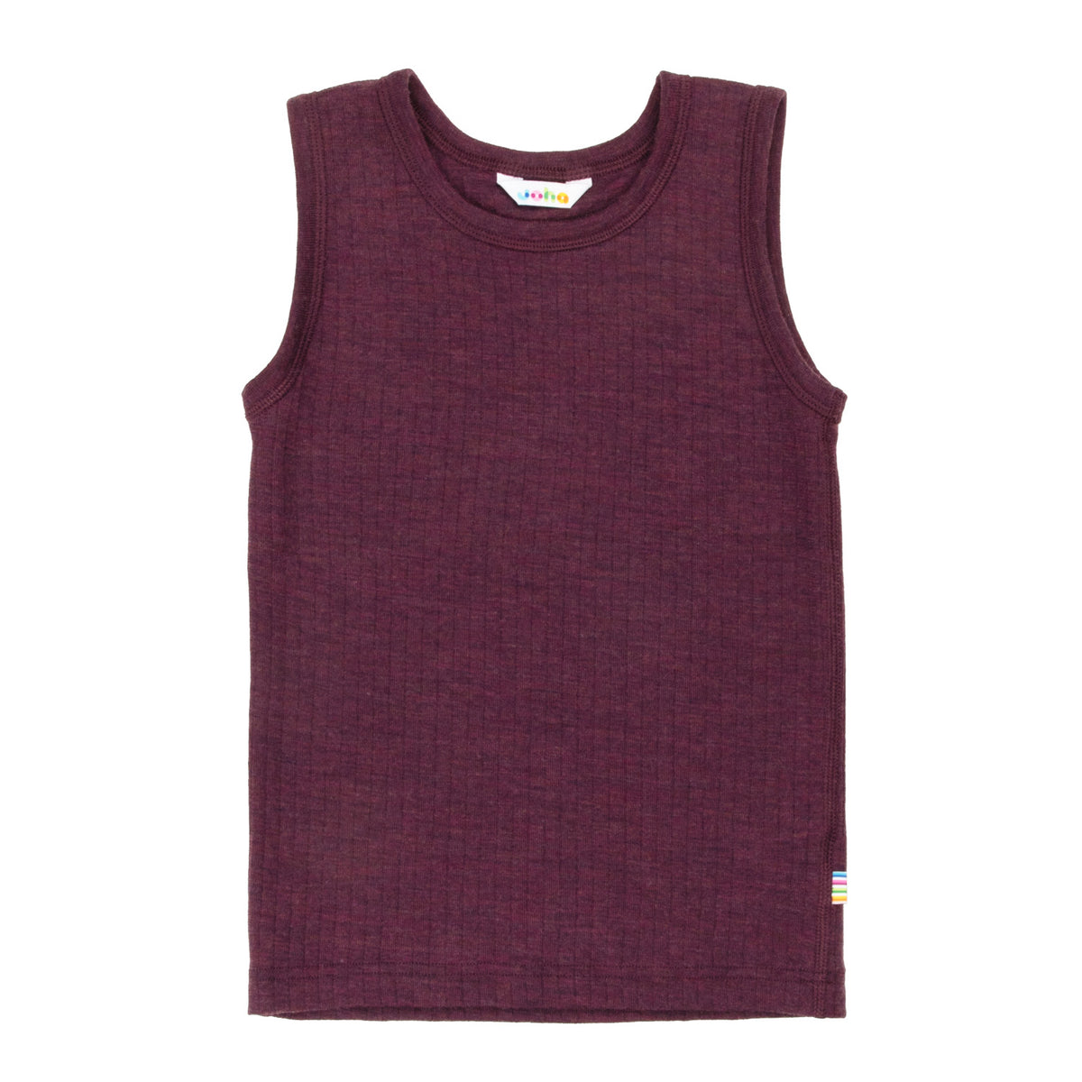 Joha - Kids Needledrop Undershirt Tanktop Plum Melange Hemdje