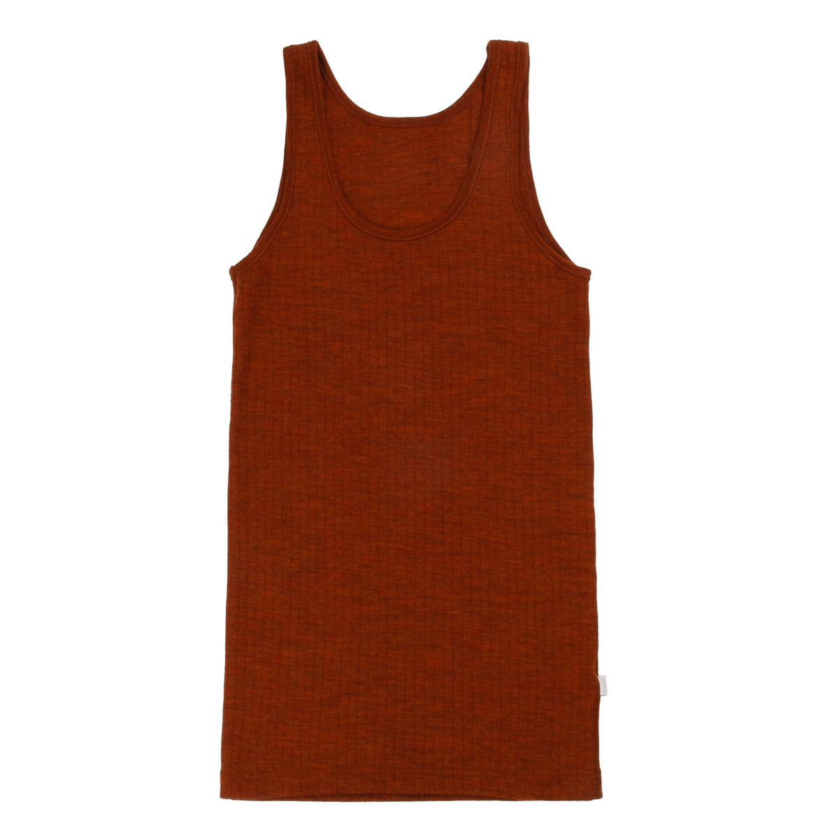 Joha - Woman's Needledrop Singlet Russet Melange