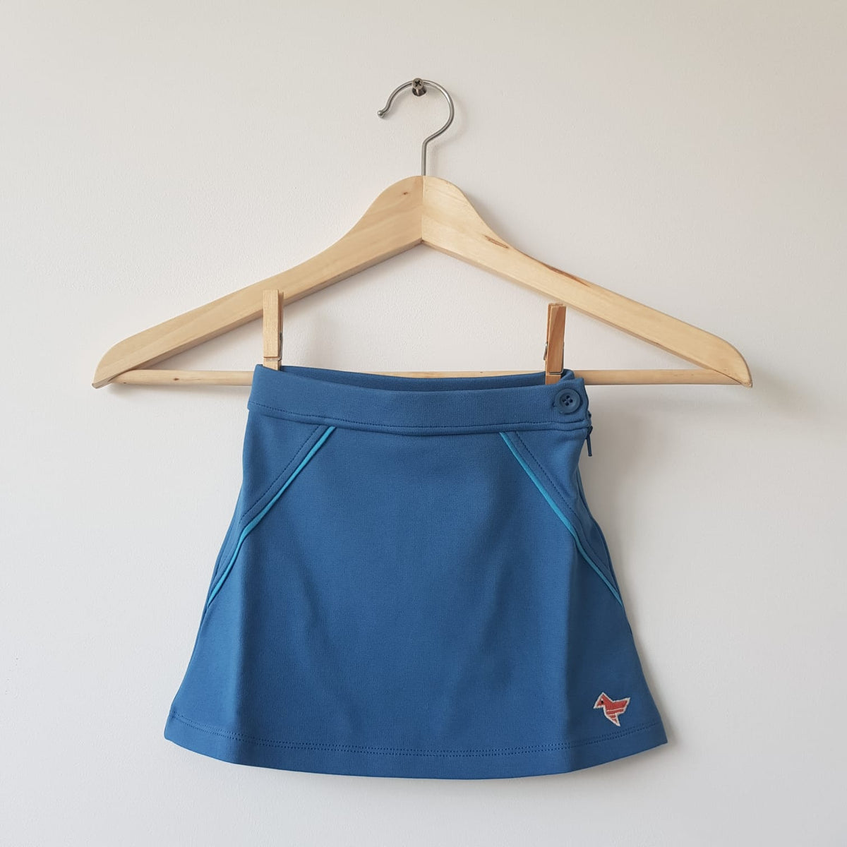 Dis une Couleur - Skirt Tennison Blue Turquoise Rokje Blauw Turquoise bies