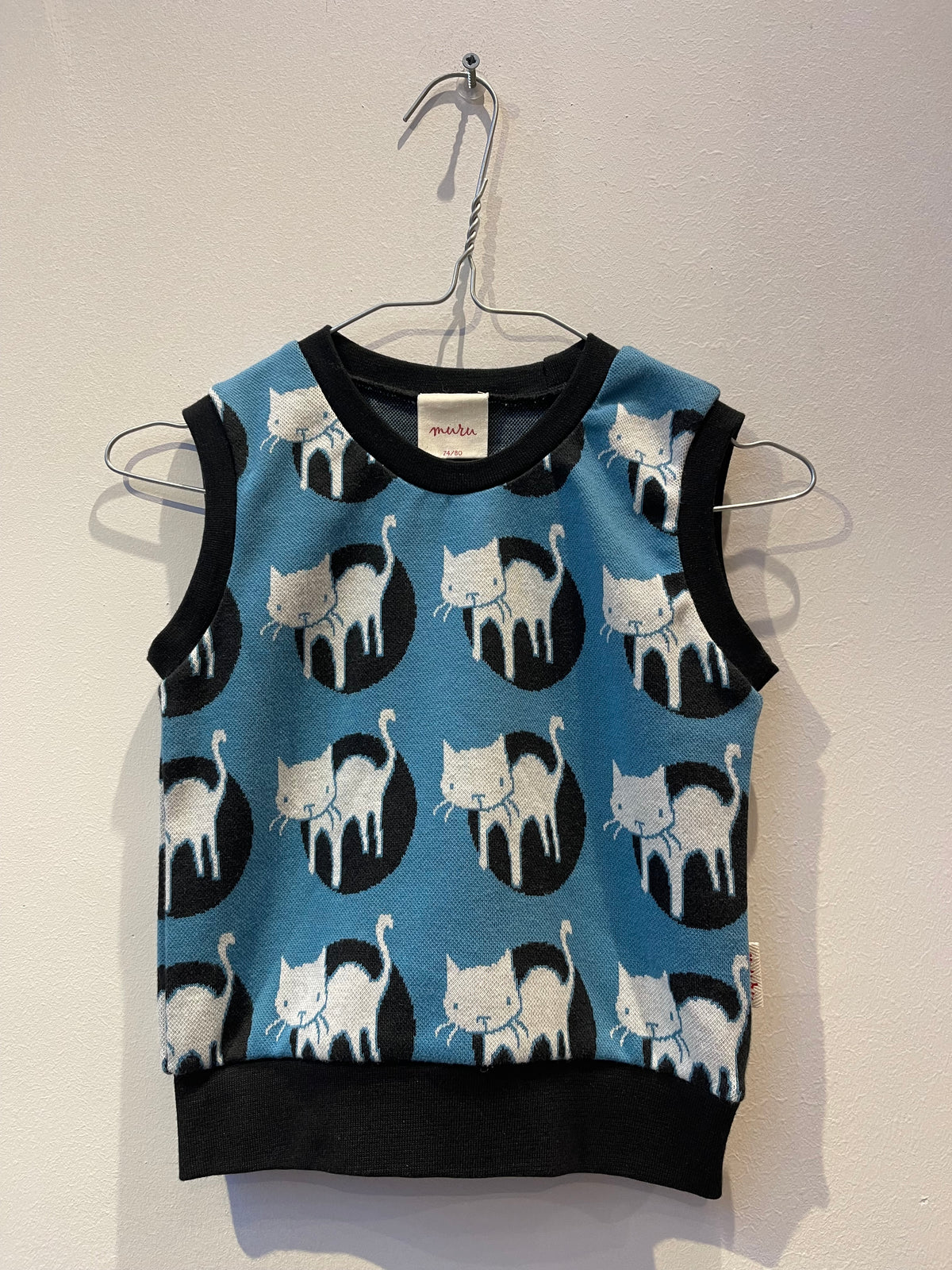 Muru - Waistcoat/Spencer Blue Cat