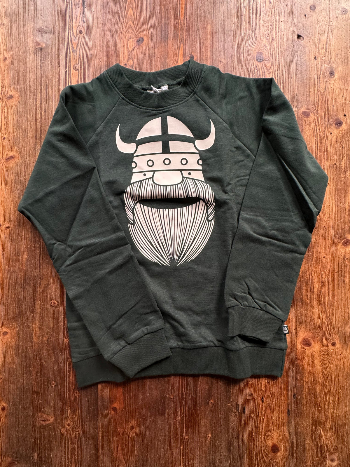 Danefae Sweater Black Green Erik Viking - Sweater Donker Groen Zwart