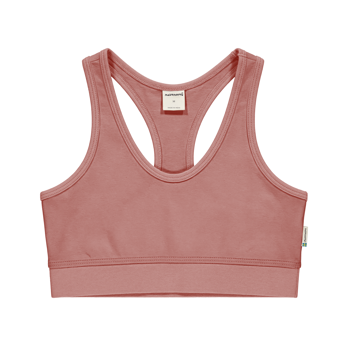 Maxomorra - Top Comfort Woman Solid PINK - Dames Topje Effen Roze