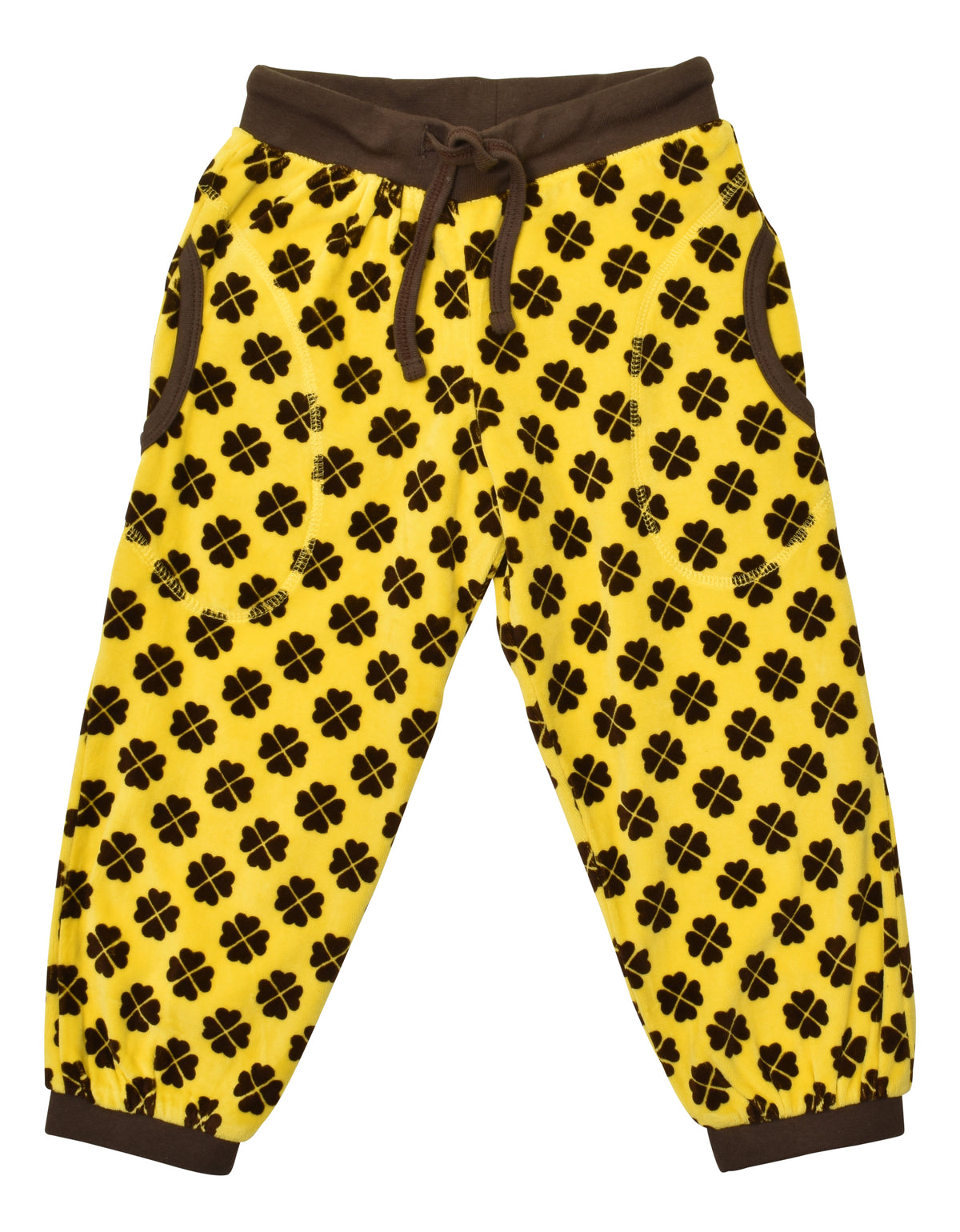 Duns Sweden - Pants Velours Clover Yellow