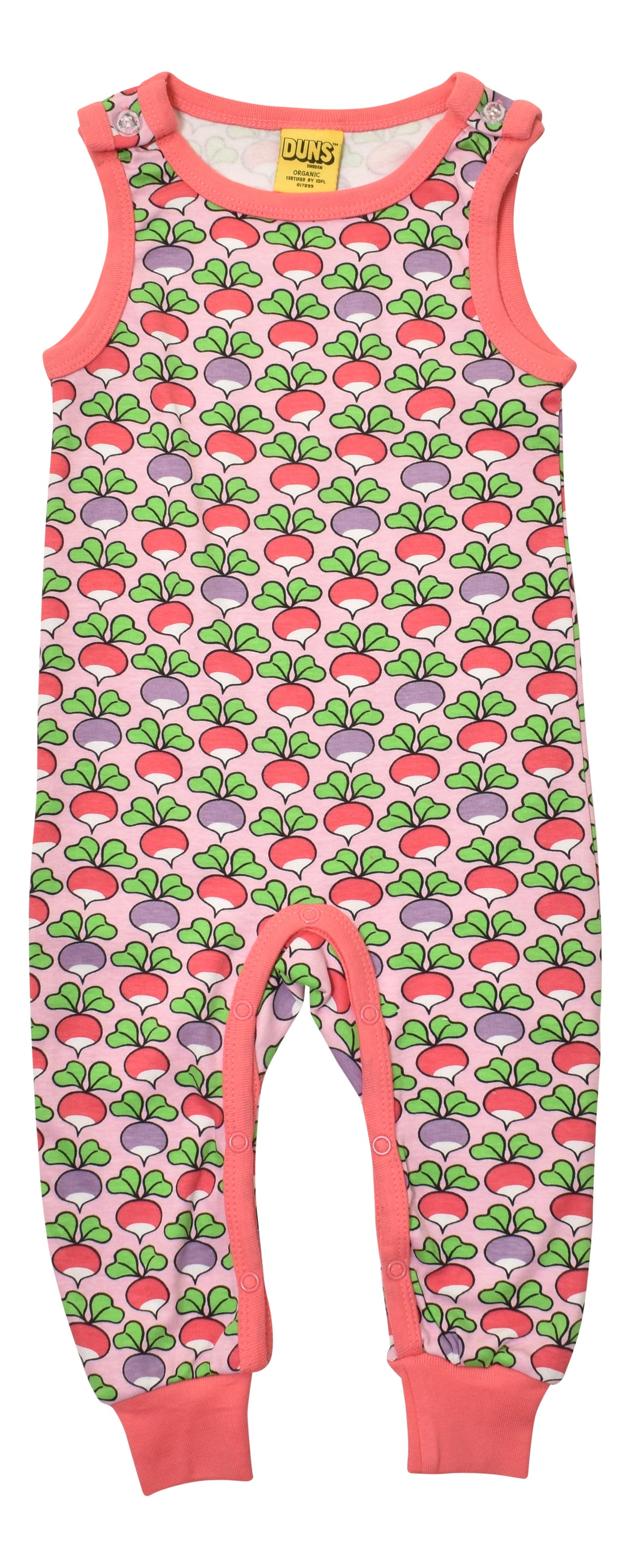 Duns Sweden - Dungarees Multi Radish Pink