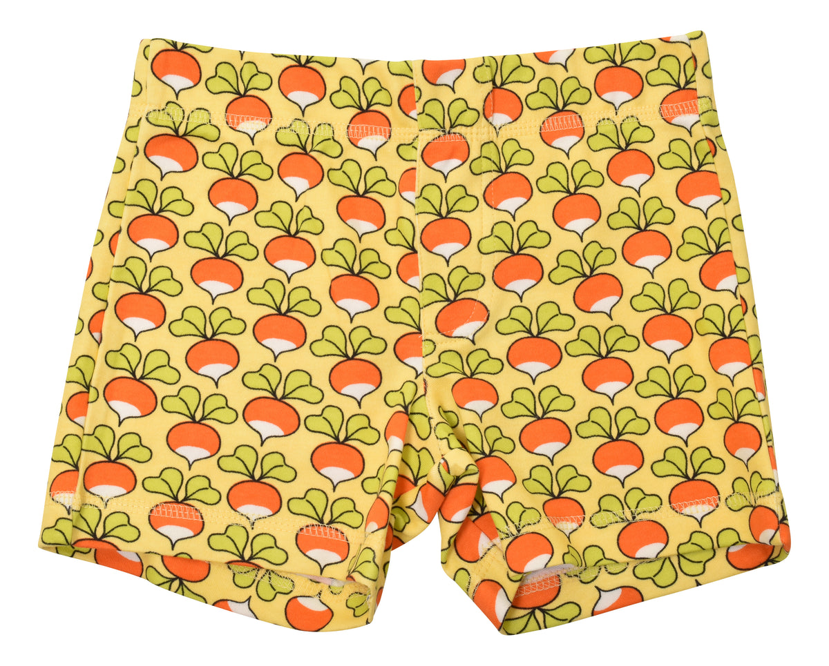 Duns Sweden - SET B: T-Shirt + Shorts Radish Sunshine Pale Yellow
