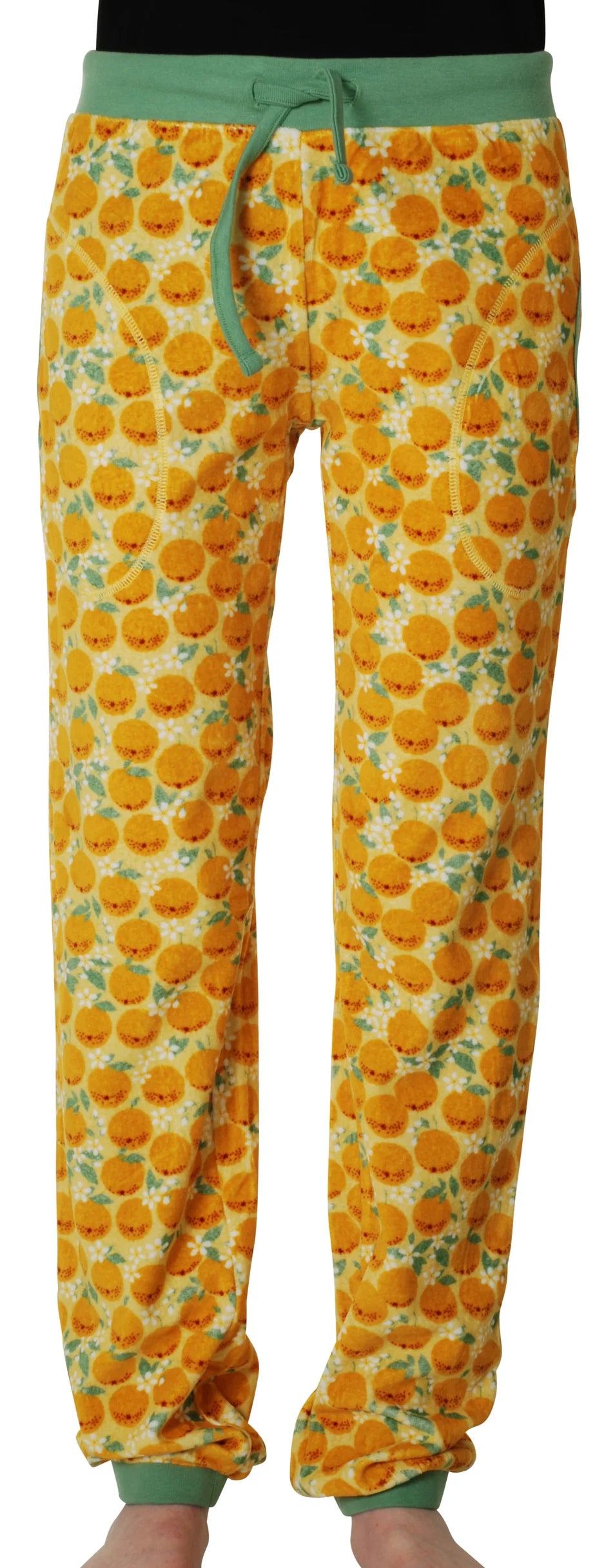 Duns Sweden Adult - Baggy Pants Velours Oranges - Lange Pof Broek Velours Sinaasappels