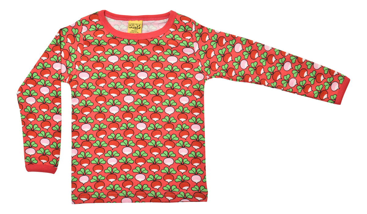 Duns Sweden - Longsleeve Multi Radish Rouge Red
