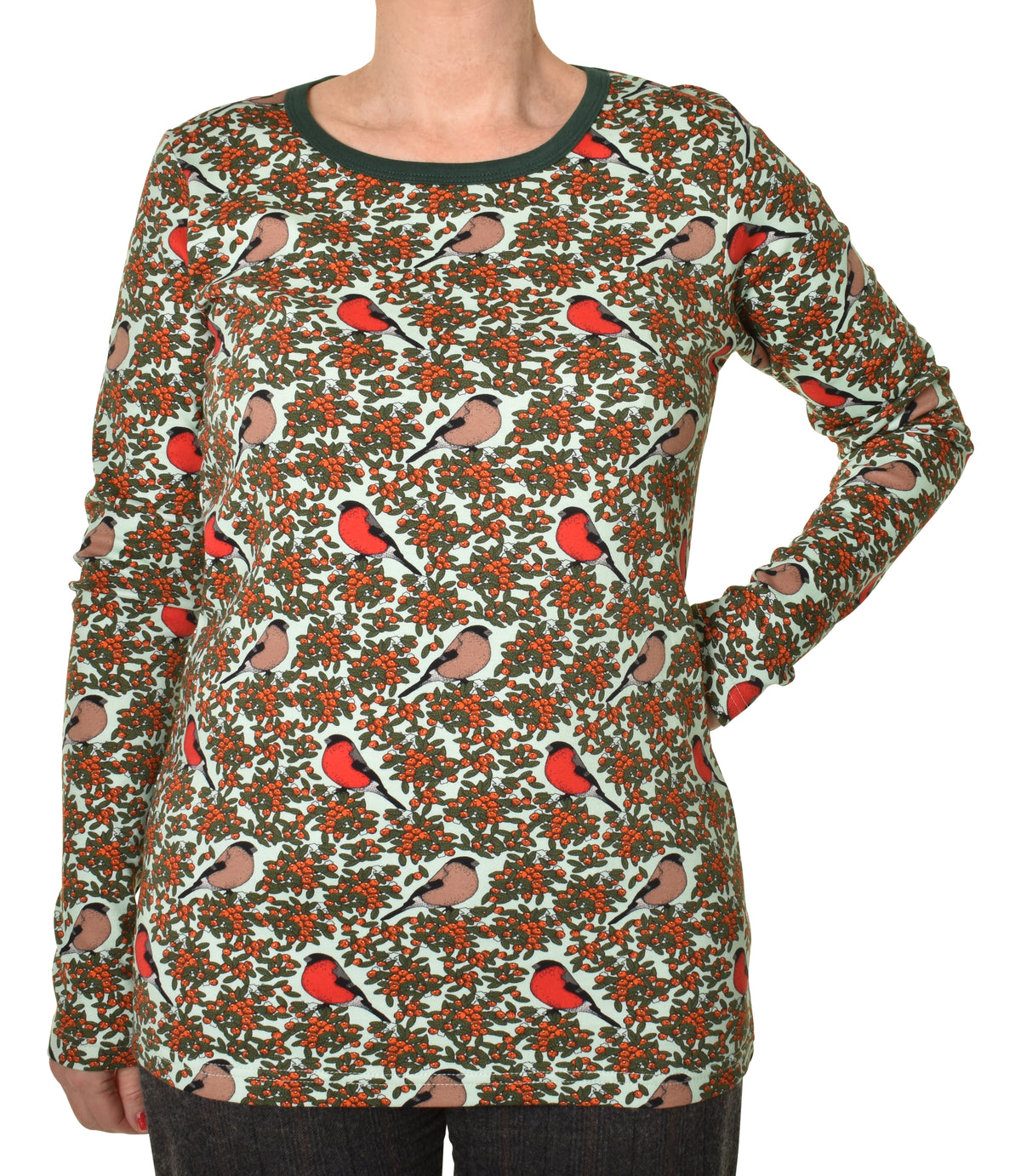 Duns Sweden ADULT Longsleeve Bullfinch Honeydew Blue