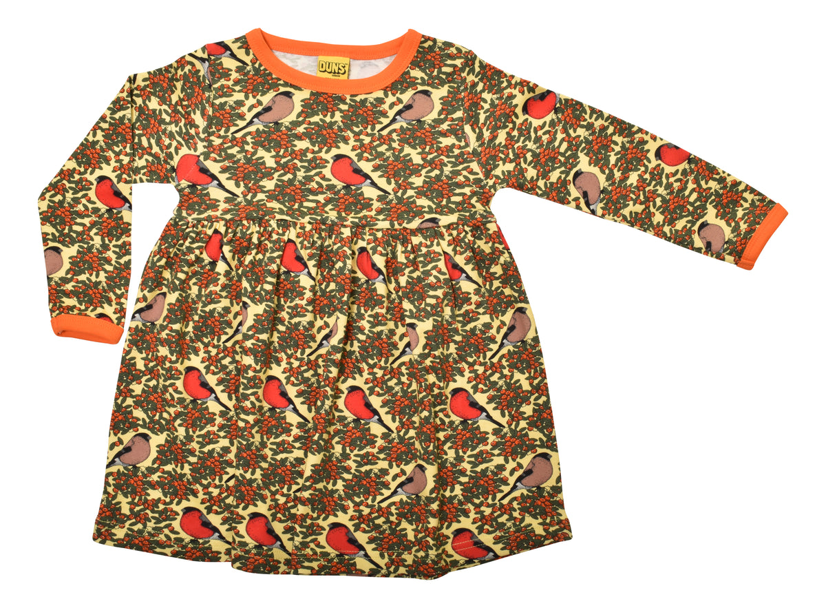 Duns Sweden - Longsleeve Gatherdress Bullfinch Yellow Cream
