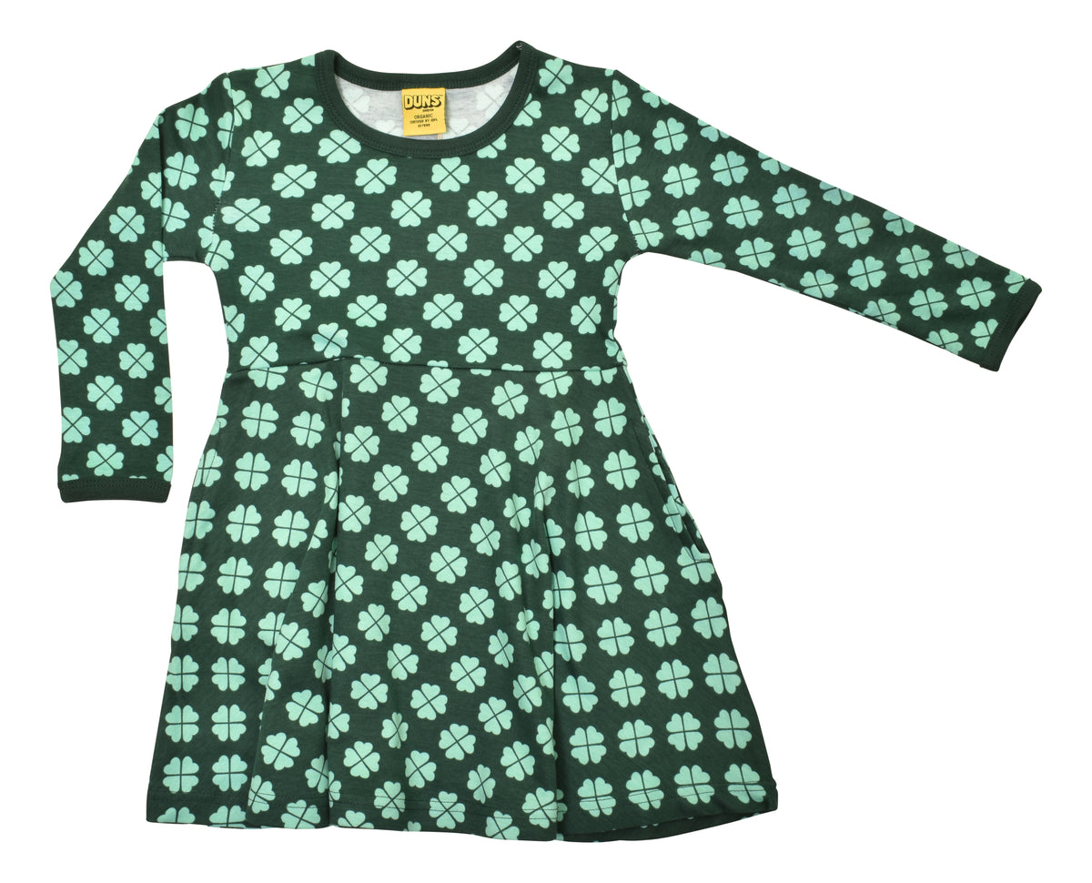 Duns Sweden - Longsleeve Skaterdress Clover Bistro Green