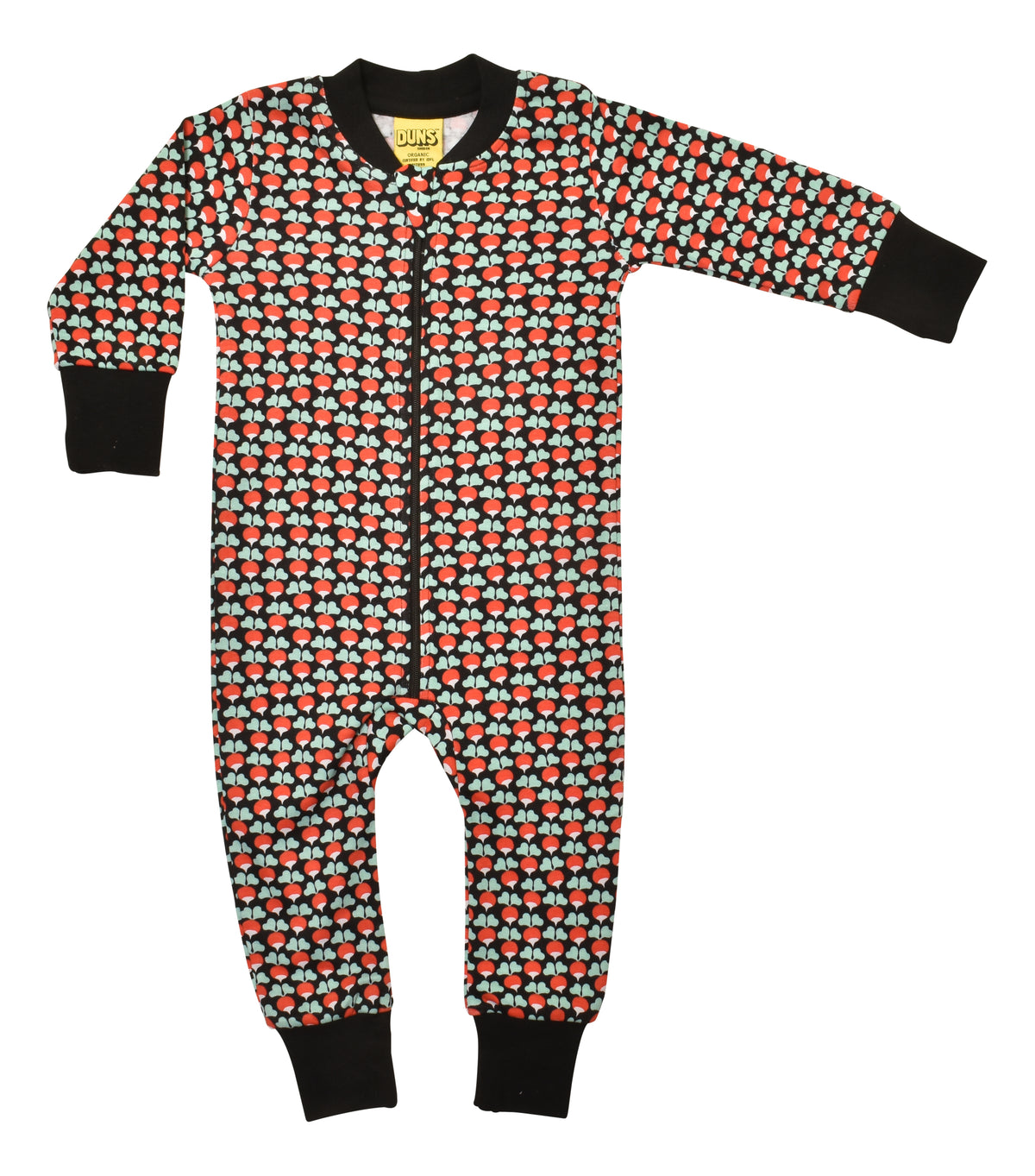 Duns Sweden - Zipsuit Slaappak Mini Radish Black