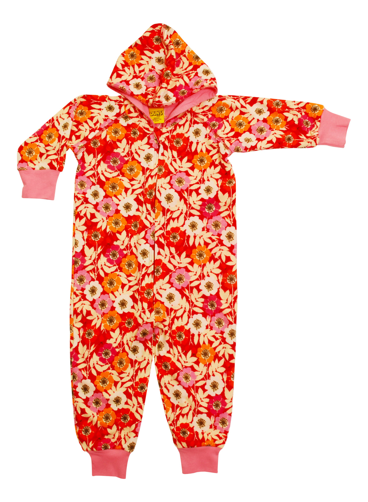 Duns Sweden - Onesie Rosehip-  Hooded Suit Rozenbottle
