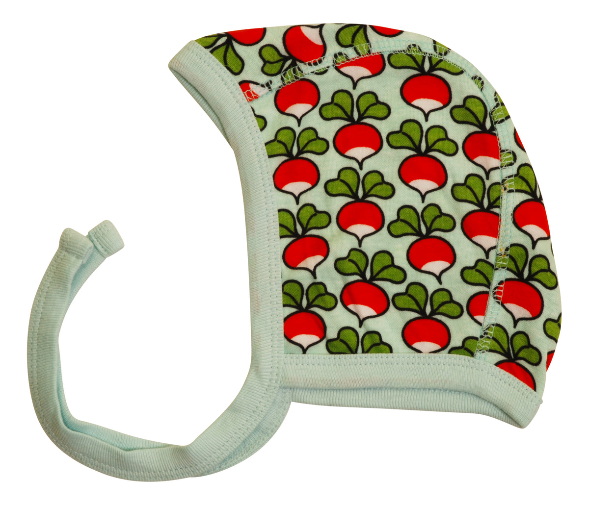 Duns Sweden - Radishes Egg Blue 세트 던가리 & 보닛