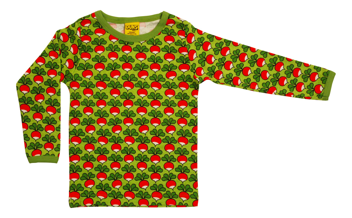 Duns Sweden - Longsleeve Radishes Bright Lime Green