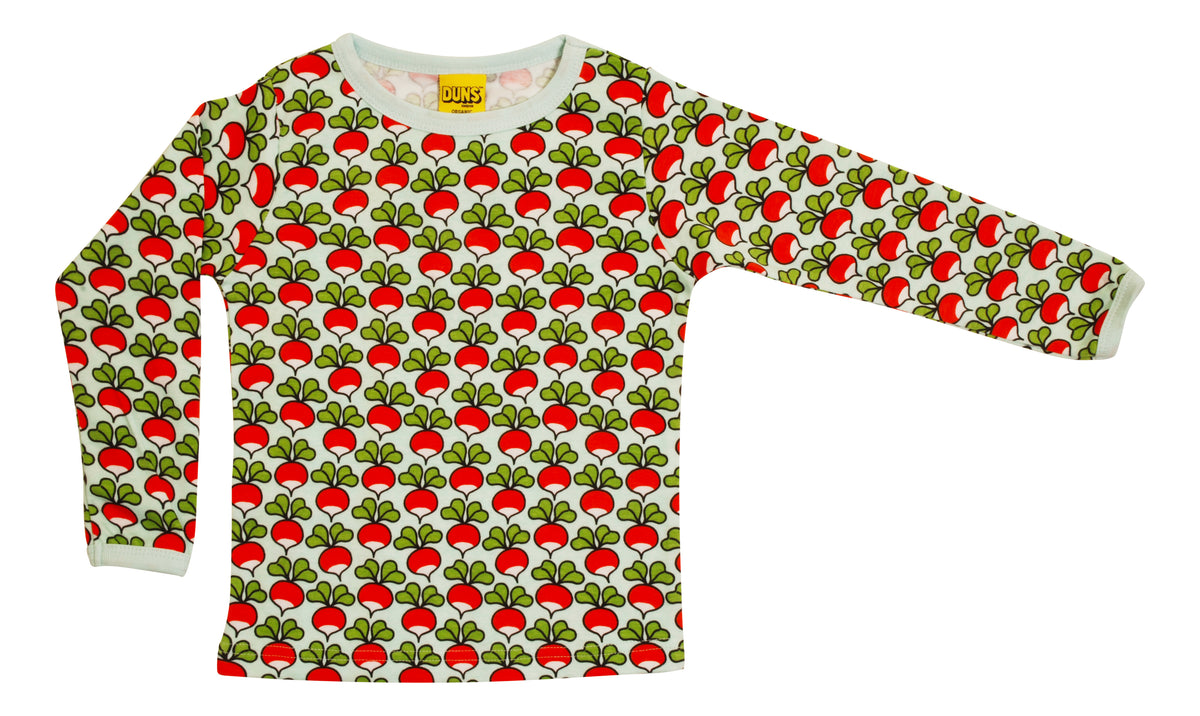 Duns Sweden - Radishes Egg Blue 세트 롱슬리브와 배기 팬츠