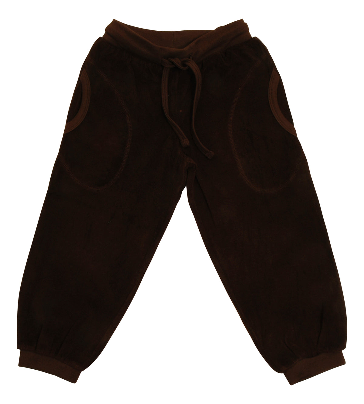 Duns Sweden - Pants Terry Badstof Broek Chocolate Brown Bruin
