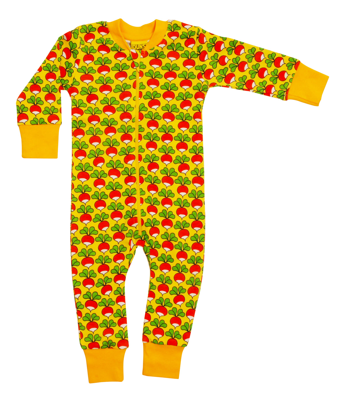 Duns Sweden - Zipsuit Slaappak Radishes Dandelion Yellow