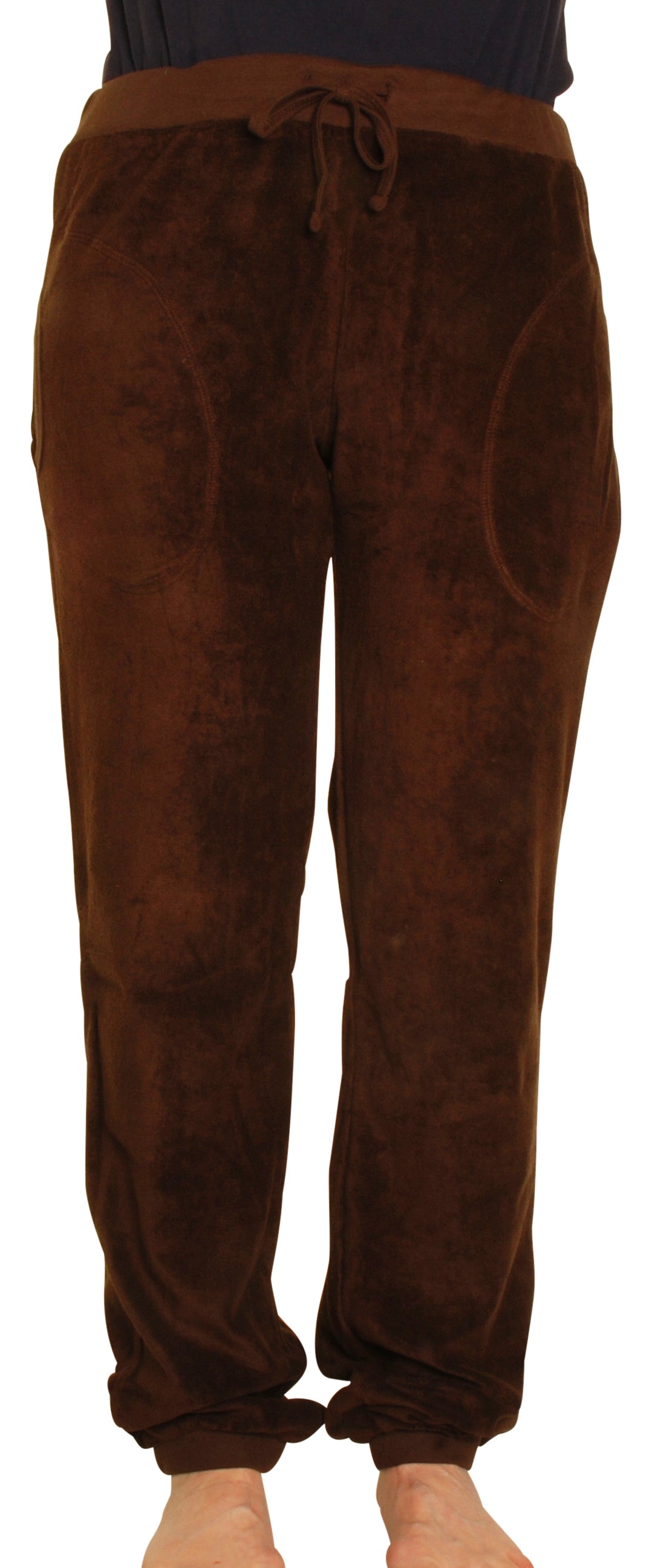 Duns Sweden Adult - Terry Pants  - Badstof Broek Chocolate Brown