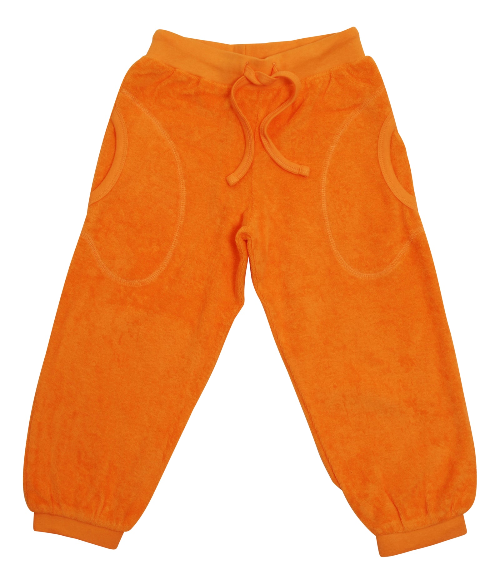 Duns Sweden Pants Terry Blazing Orange Badstof Broek Oranje