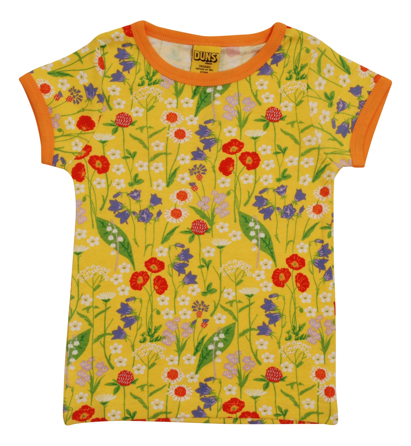 Duns_Sweden_t-shirt_midsummerflowers_yellow