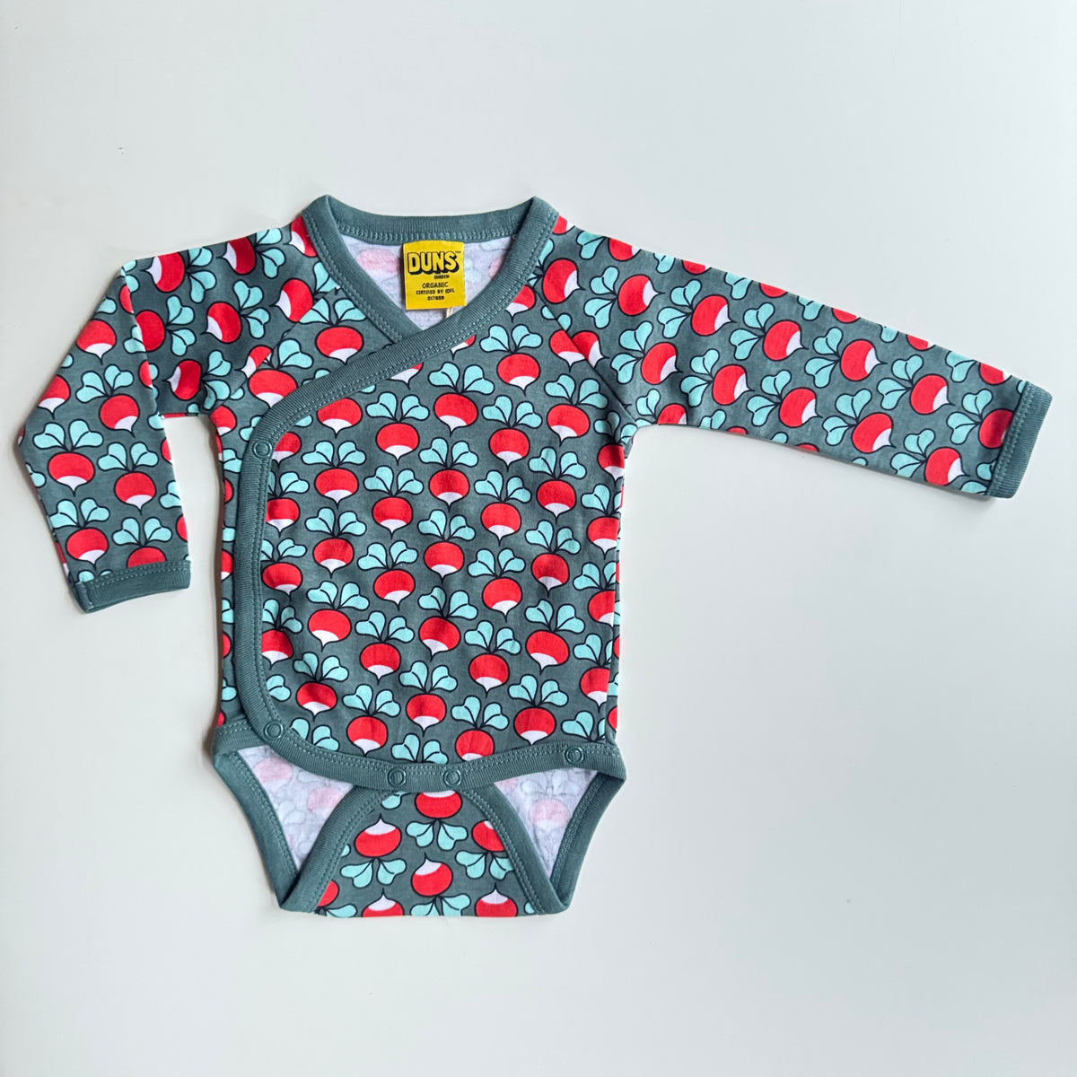 Duns Sweden - Wrap Body - Kimono/Overslag Romper Radish Bistro Green