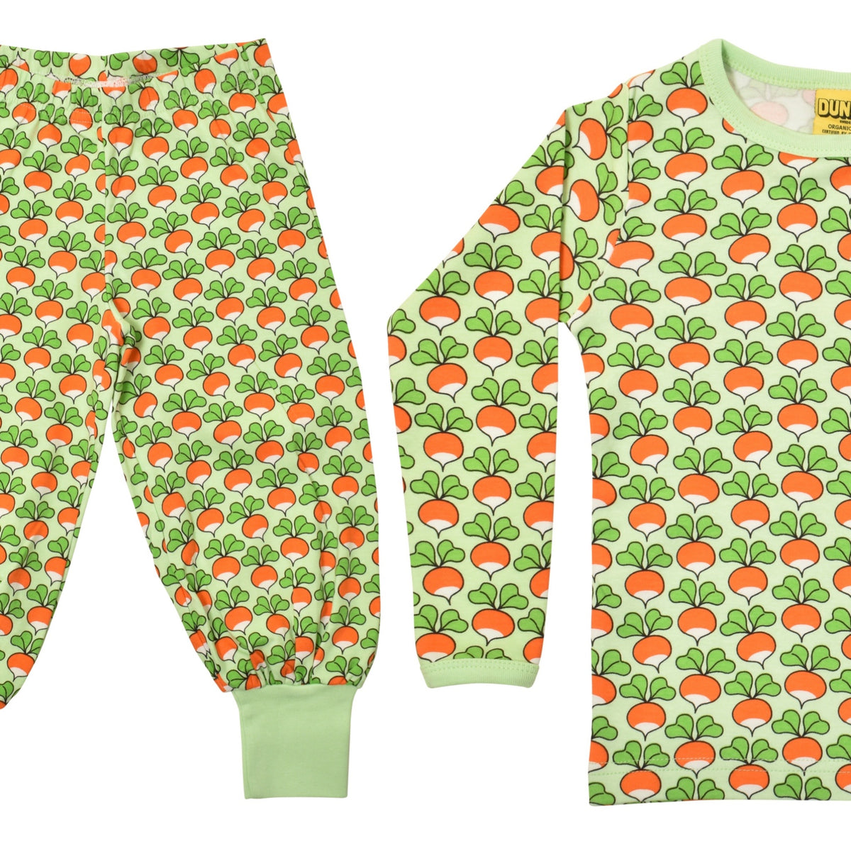 Duns Sweden - SET A: Longsleeve + Baggy Pants Radish Patina Green