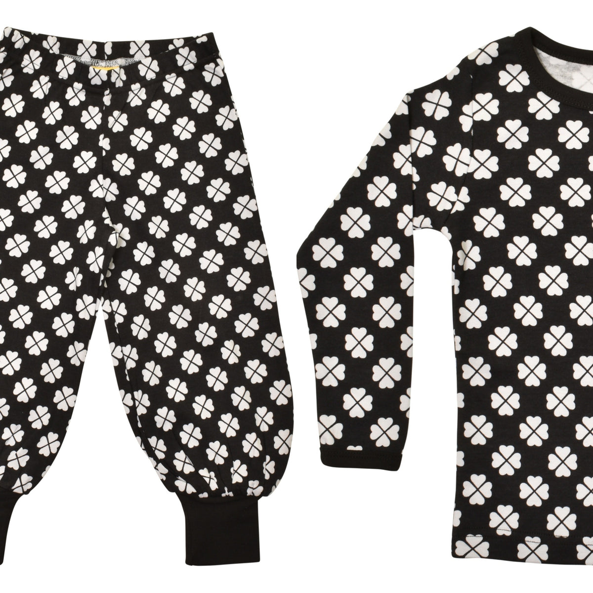 Duns Sweden - SET Longsleeve + Baggy Pants Clover Black
