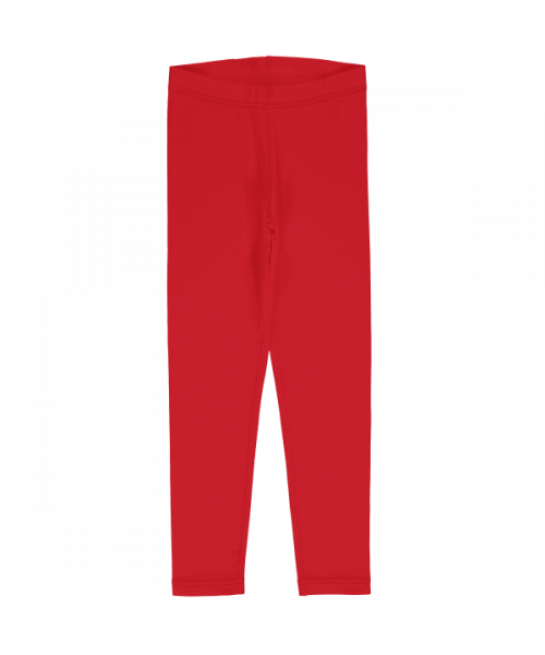 Maxomorra - Leggings Solid Ruby Red Rood