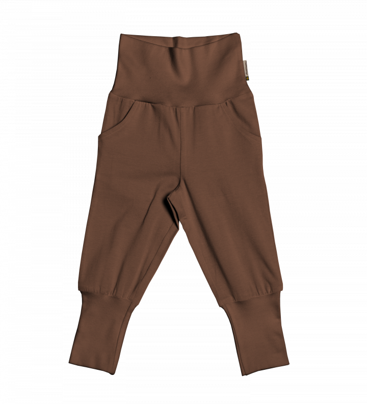 Maxomorra - Pants Waist Sweat Brown
