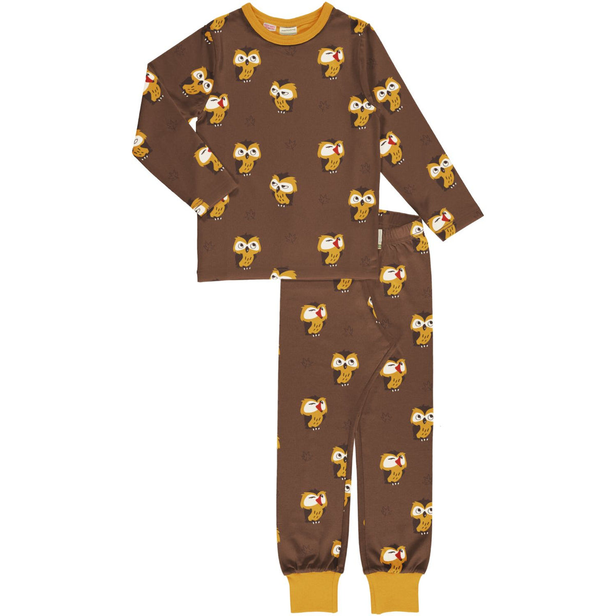 Maxomorra - Pyjama Set LS Owl - Uil