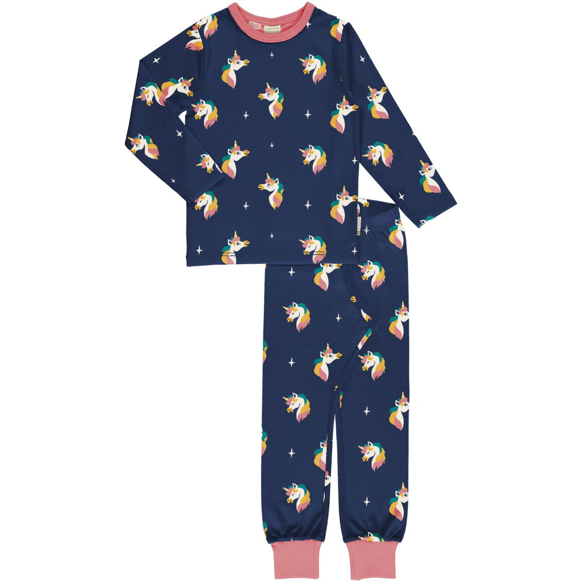 Maxomorra - Pyjama Set LS Unicorn - Eenhoorn