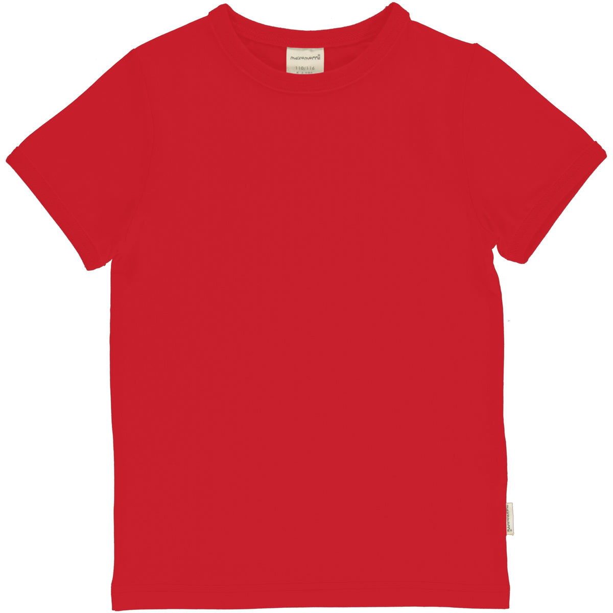 Maxomorra - T-Shirt Ruby - Shirt Korte Mouw Robijn Rood