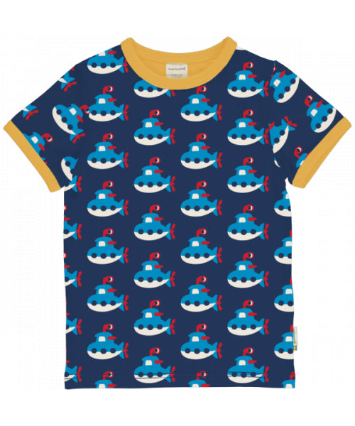 Maxomorra - T-Shirt Submarine - Shirt Korte Mouw Onderzeeër