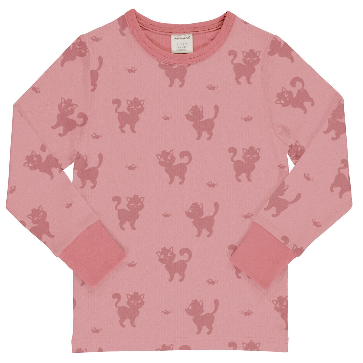 Maxomorra - Top LS Mono Cat - Kat