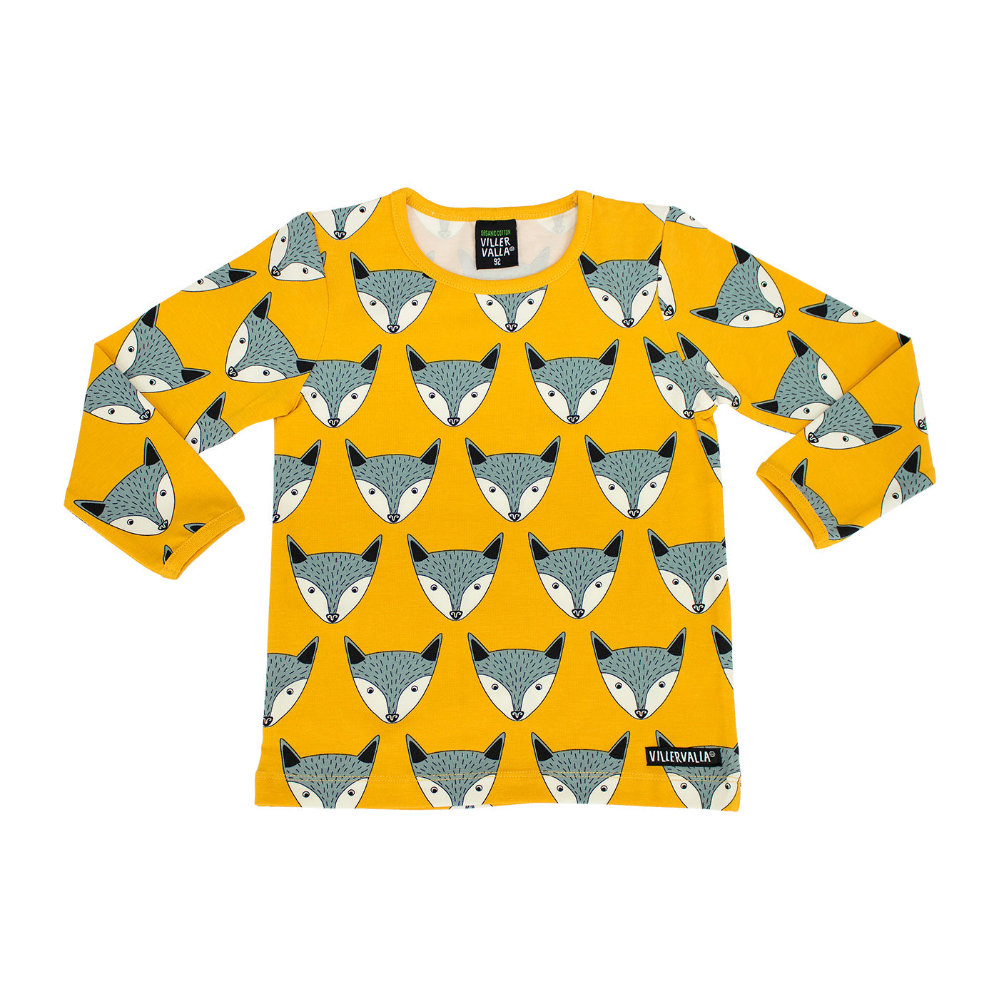 Villervalla - Longsleeve Fox Saffron - Shirt Vos Geel