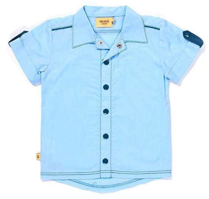Albababy - Shirt Short Calle Blue