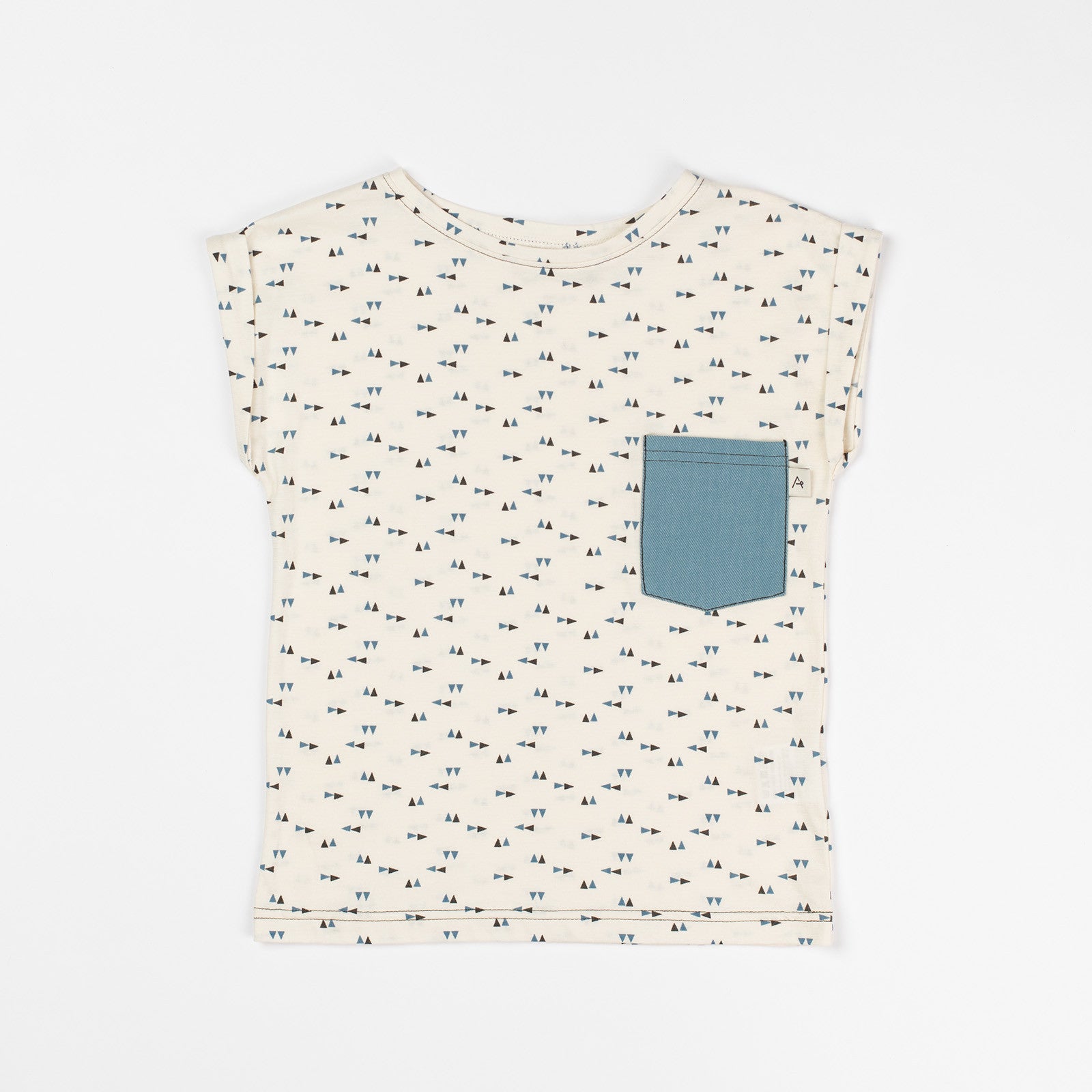 AlbaBaby Mads T-Shirt Antique White Triangle