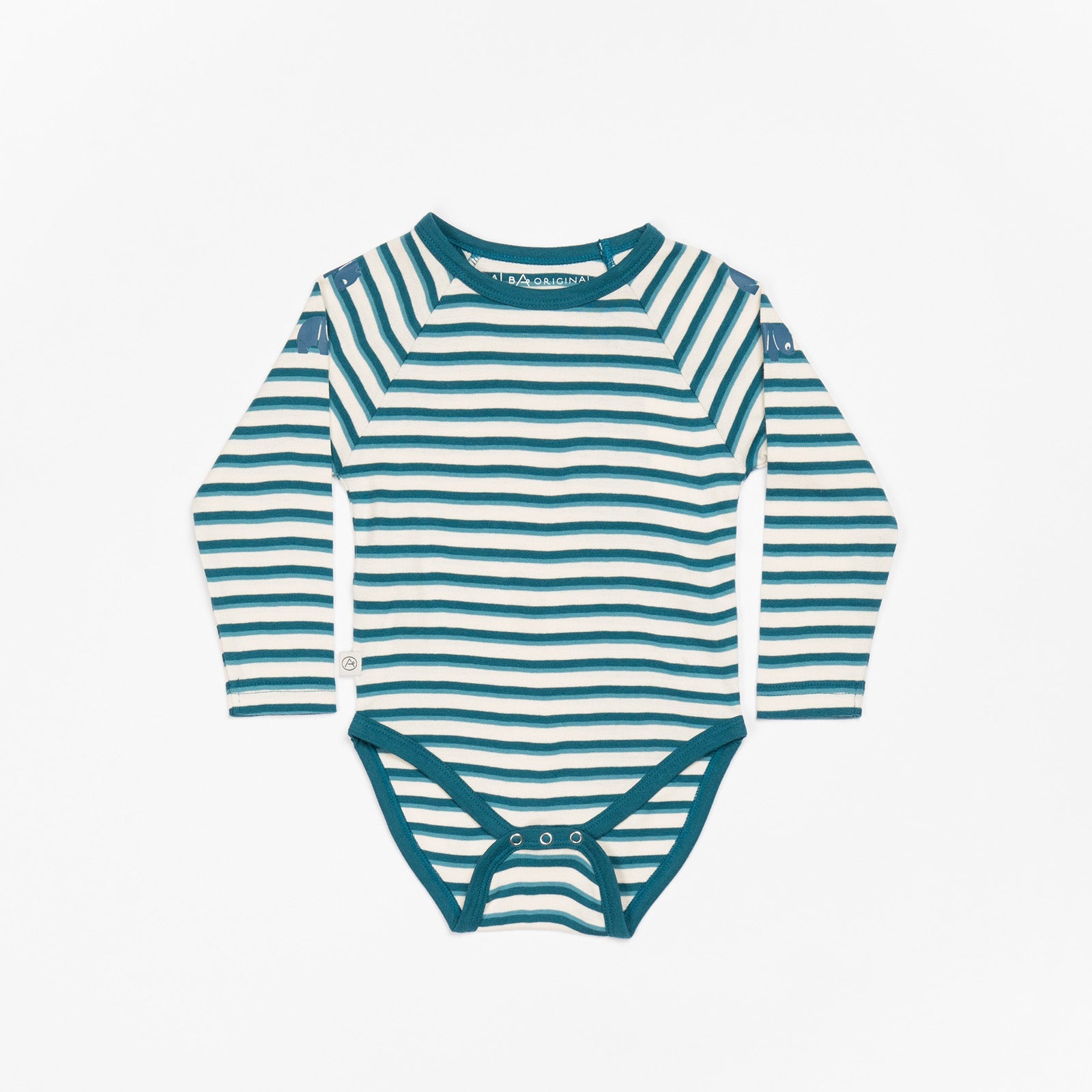 AlbaBaby - Body Blue Coral Striped