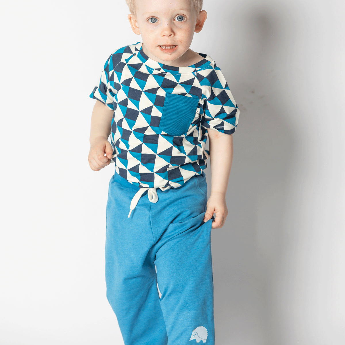 Alba of Denmark - Lucca Babypants Vallarta Blue