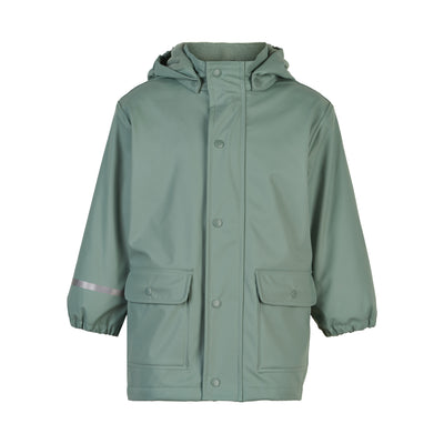 Celavi Rain Coat Fleece Slate Gray - Gevoerde Regenjas Leisteen Blauwgroen
