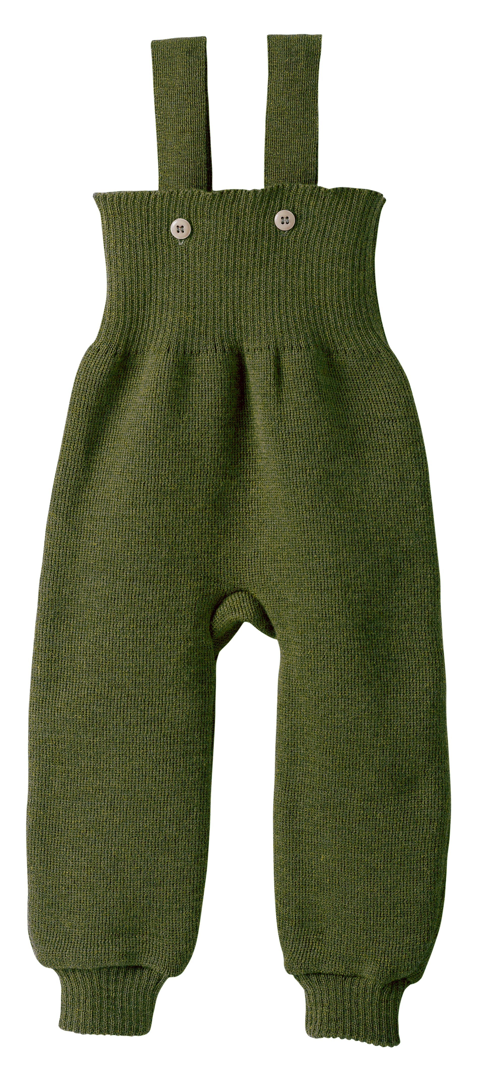 Disana Knitted Wool Trouser Olive - Playsuit Gebreide Wol Olijf Groen