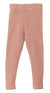 Disana Knitted Wool Leggings Rosé - Leggings Gebreide Wol Zacht Roze
