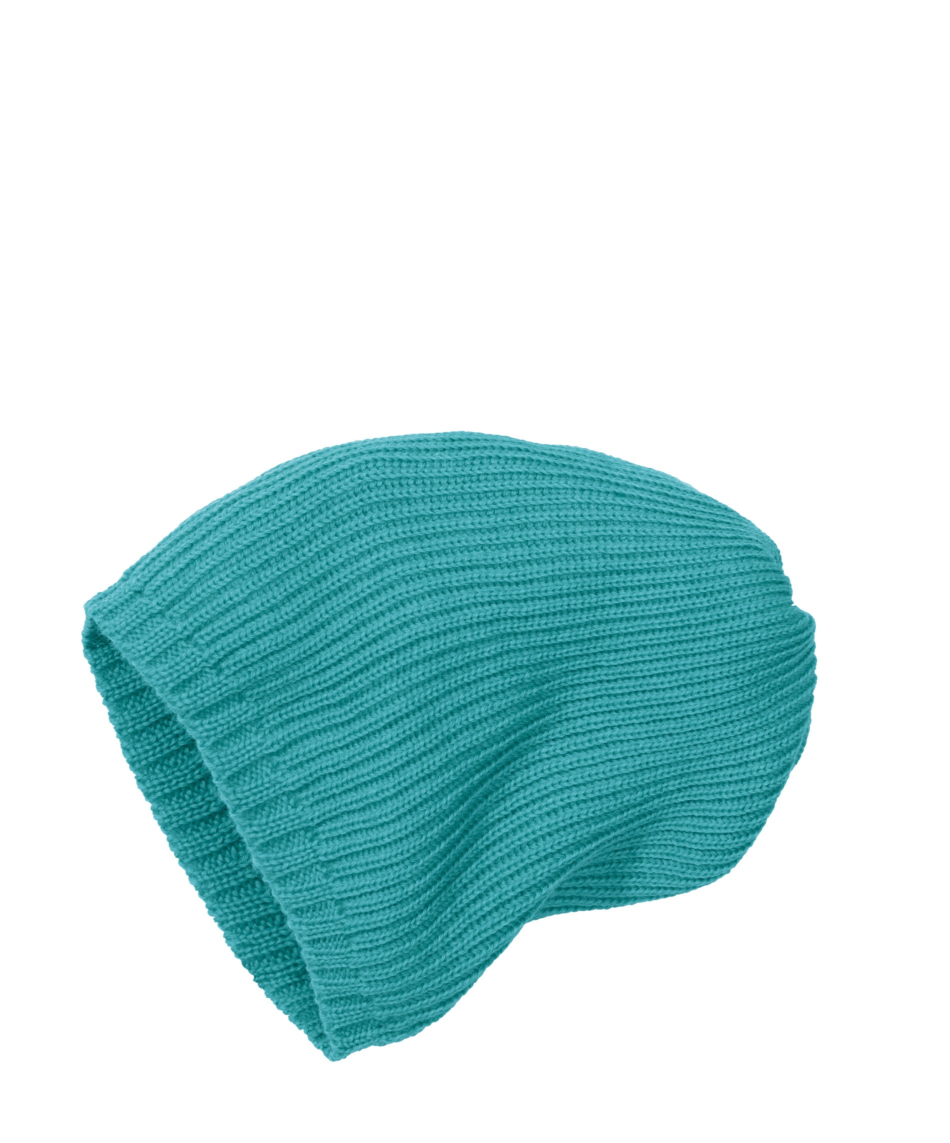 Disana Knitted Wool Hat Lagoon - Muts Gebreide Wol Turquoise Blauw